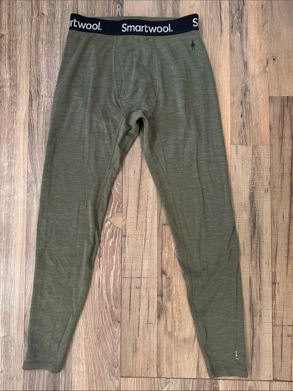 Smartwool Men's Olive Thermal Merino Base Layer Pants